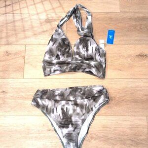 Cupshe Army Green Tie-Dye Bikini